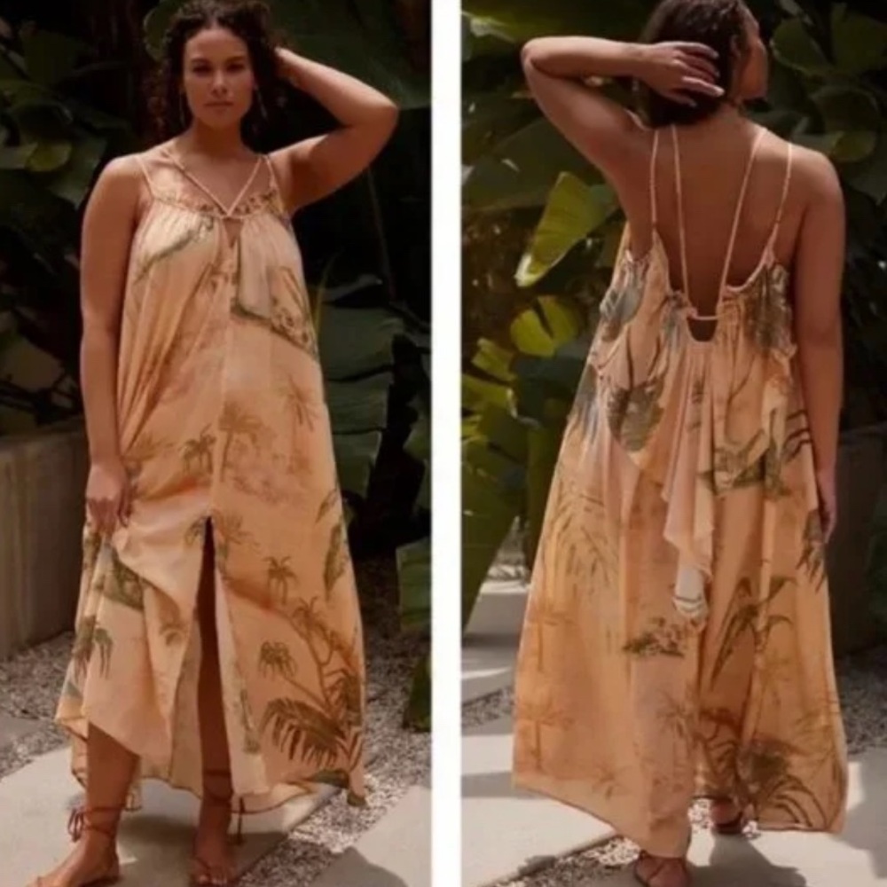 Beach cover up or dress adjustable straps